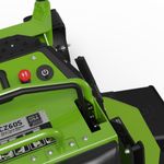 Райдер садовый аккумуляторный с нулевым радиусом разворота Greenworks ZTCS92, 82V, 92 см, с АКБ 8 кВтч (7405407)