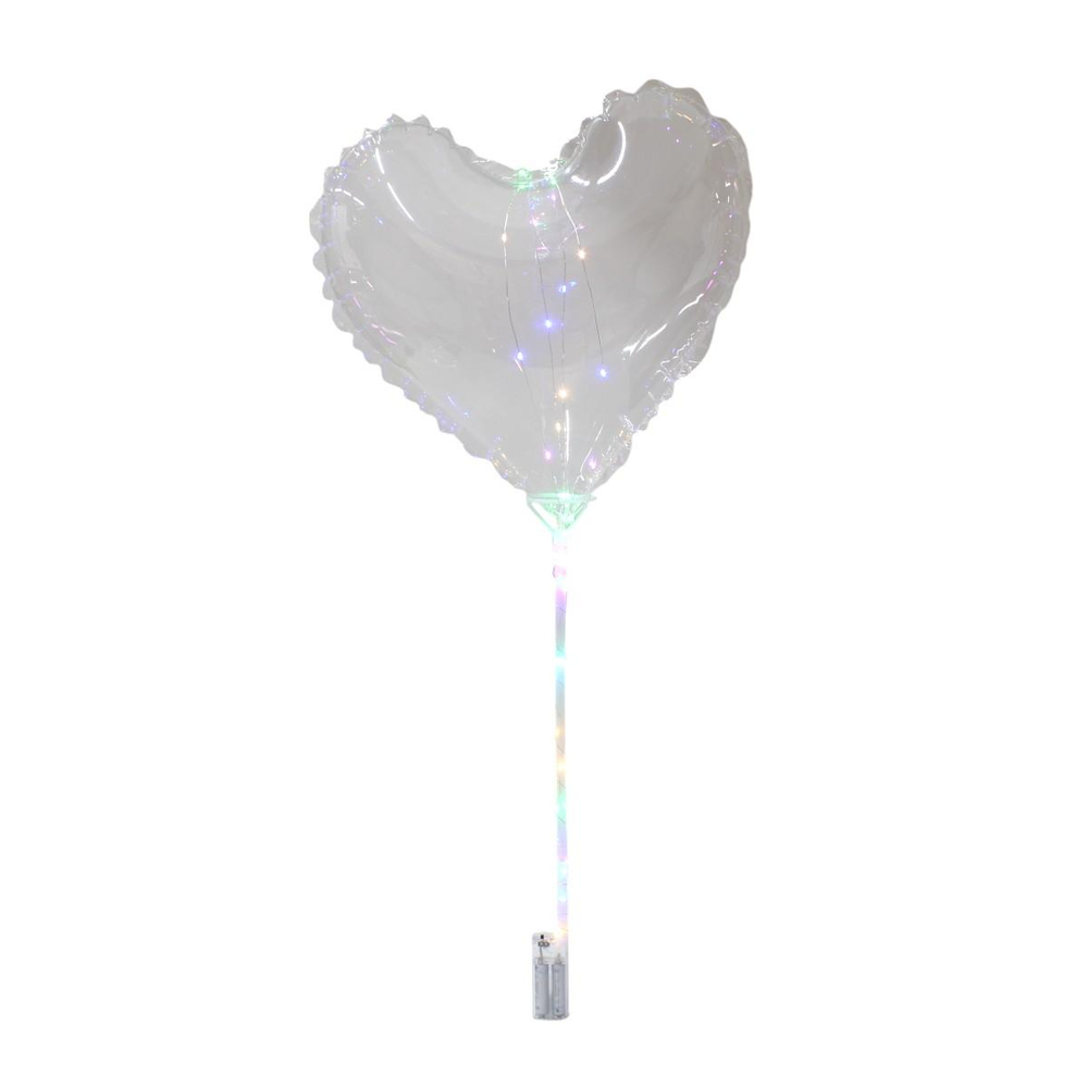 Шар со светом цветной сердце