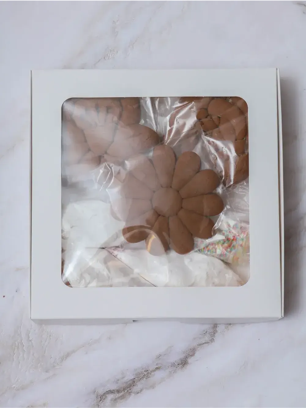 Набор для росписи "Цветы" из шоколадного теста