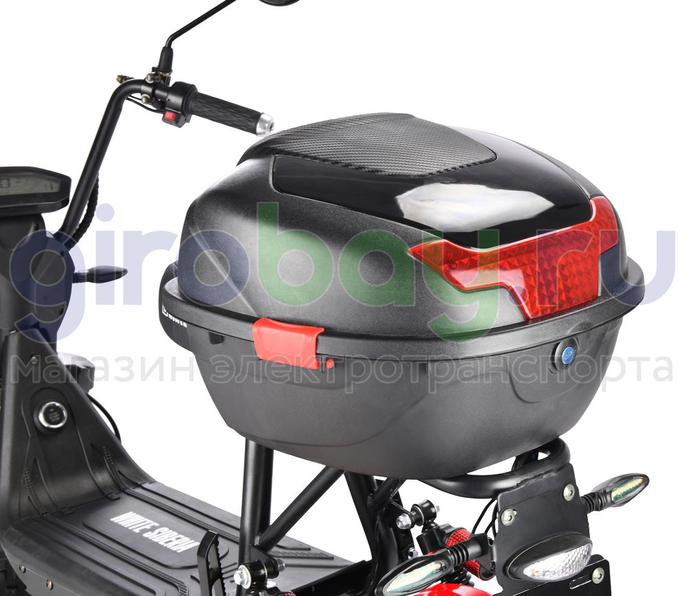 Электроскутер WHITE SIBERIA MINI R 1200w 2.0 - Красный фото 15 фото №17