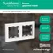 Рамка 2-м AtlasDesign универс. бел. SE ATN000102