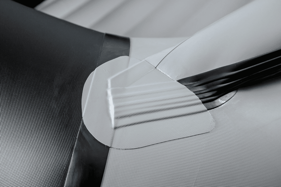 Лодка ПВХ RIVERBOATS 390 НДНД с фальшбортом