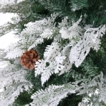 Ёлка «Таинственный лес» 180 см, (780 веток), ПВХ,леска,резина шишки, белое напыление