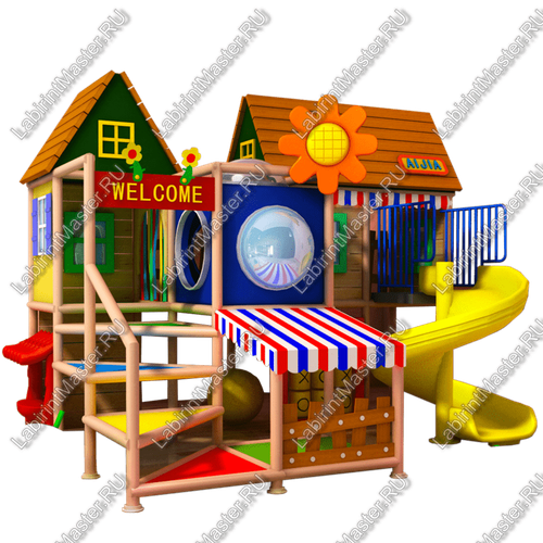 Детский игровой лабиринт «Деревня Ромашково»
