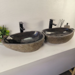 Раковина из речного камня ПАРА! RS-65478 55*36*15 0865
