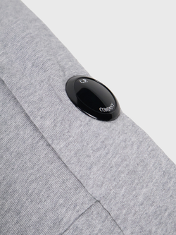 Свитшот на молнии C.P. Company Diagonal Raised Full Zip Gray