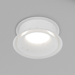 DK2403-WH Встраиваемый светильник влагозащ., IP 44, 15 Вт, GU10, белый, алюминий