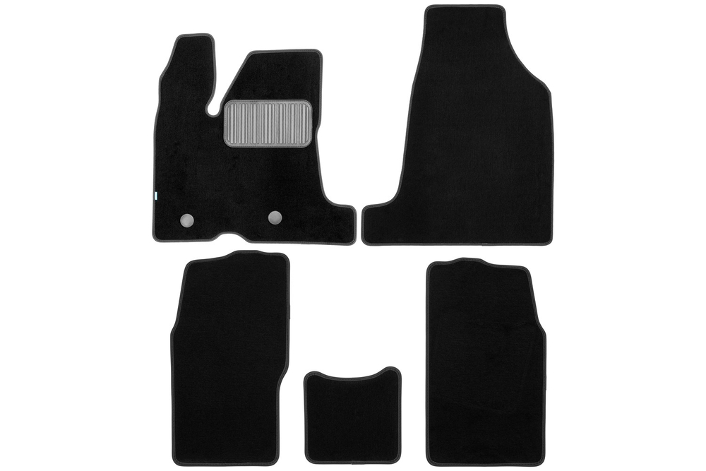 Коврики ворсовые для CHERY EQ1 2024-н.в. Хэтчбек 3 дв. 5 шт. коврики текстильные в салон KLEVER05.AN0710.110KH