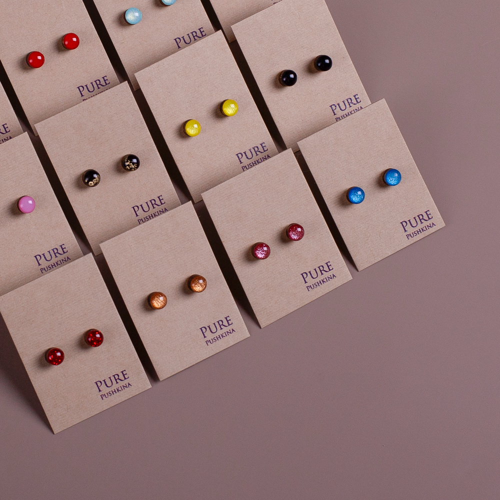 Серьги - Круг 0,6 см - Малыши