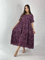 Платье ярусами короткое 65__1