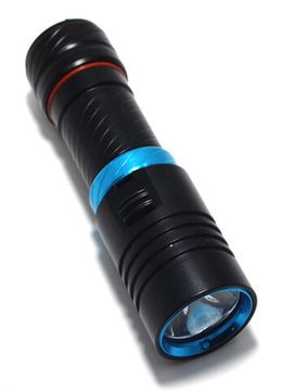 Фонарь подводный универсальный N01 CREE XM-L L2 2000 lm теплый свет черный