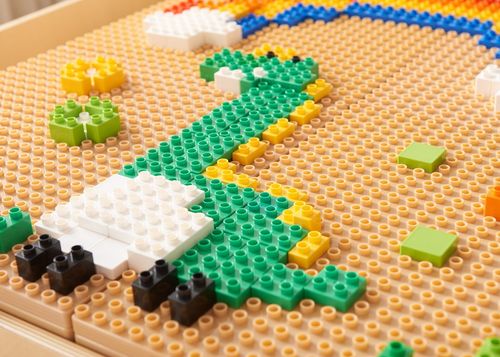 STEM Трек с мячом (кинетический) и строительные блоки, набор из 359 деталей