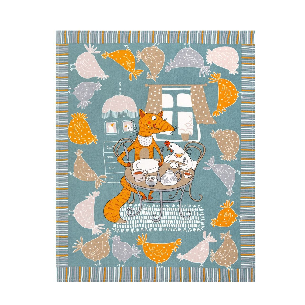 Набор кухонных полотенец, 3 шт , 45х60 см , рогожка