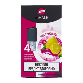 Картридж INHALE 2% HARD (упаковка - 4 шт) Розовый лимонад - Pink Lemon