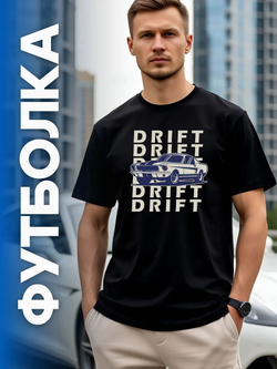 Футболка мужская y2k с принтом машиной