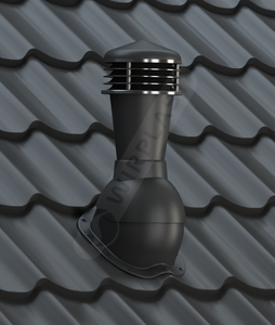 Вентиляционный выход металлочерепица, K 94 + комплект гофра