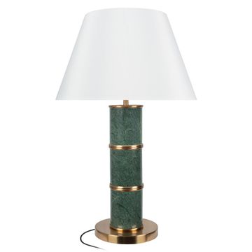 Настольная лампа 1*Е27 10447T бронза/зелёный Malachite LOFT IT