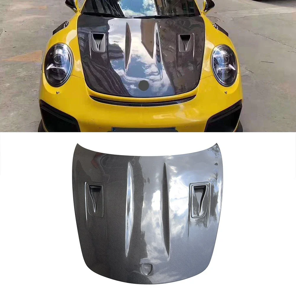 Карбоновый капот в стиле GT2 RS для PORSCHE 911 991 GT3 2011–2020 Порше