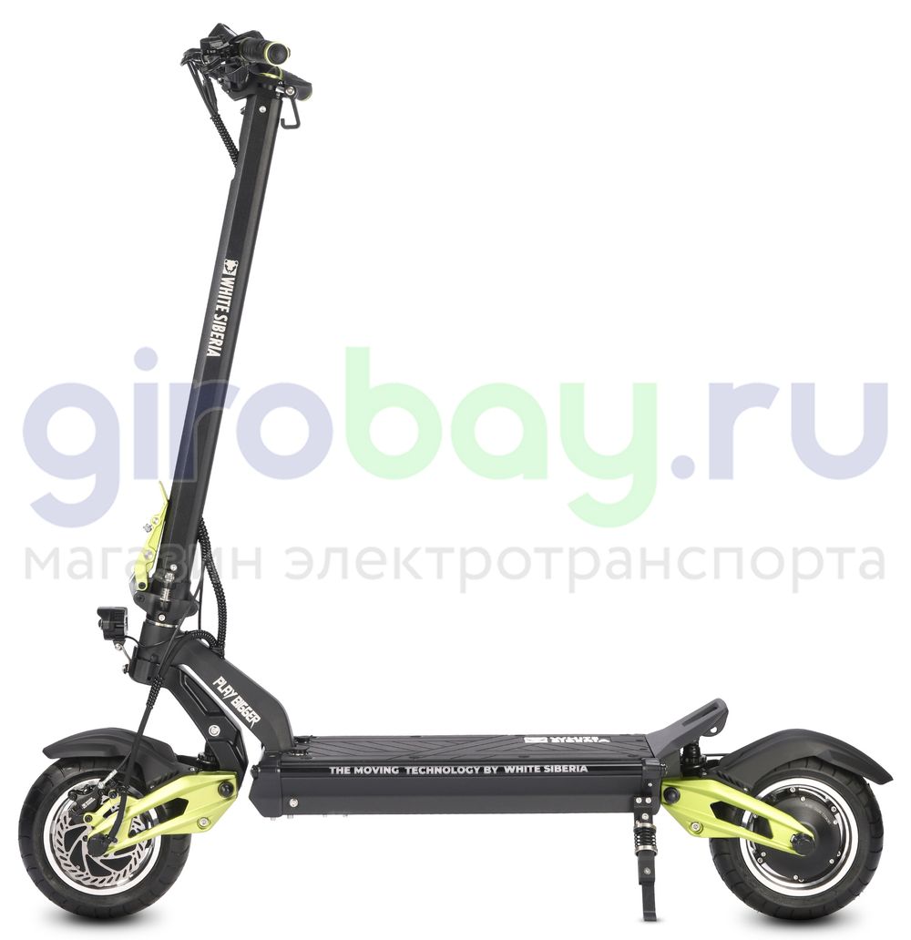 Электросамокат WHITE SIBERIA NERPA PRO 3600W Elka Green (зеленый) фото 6 фото №11