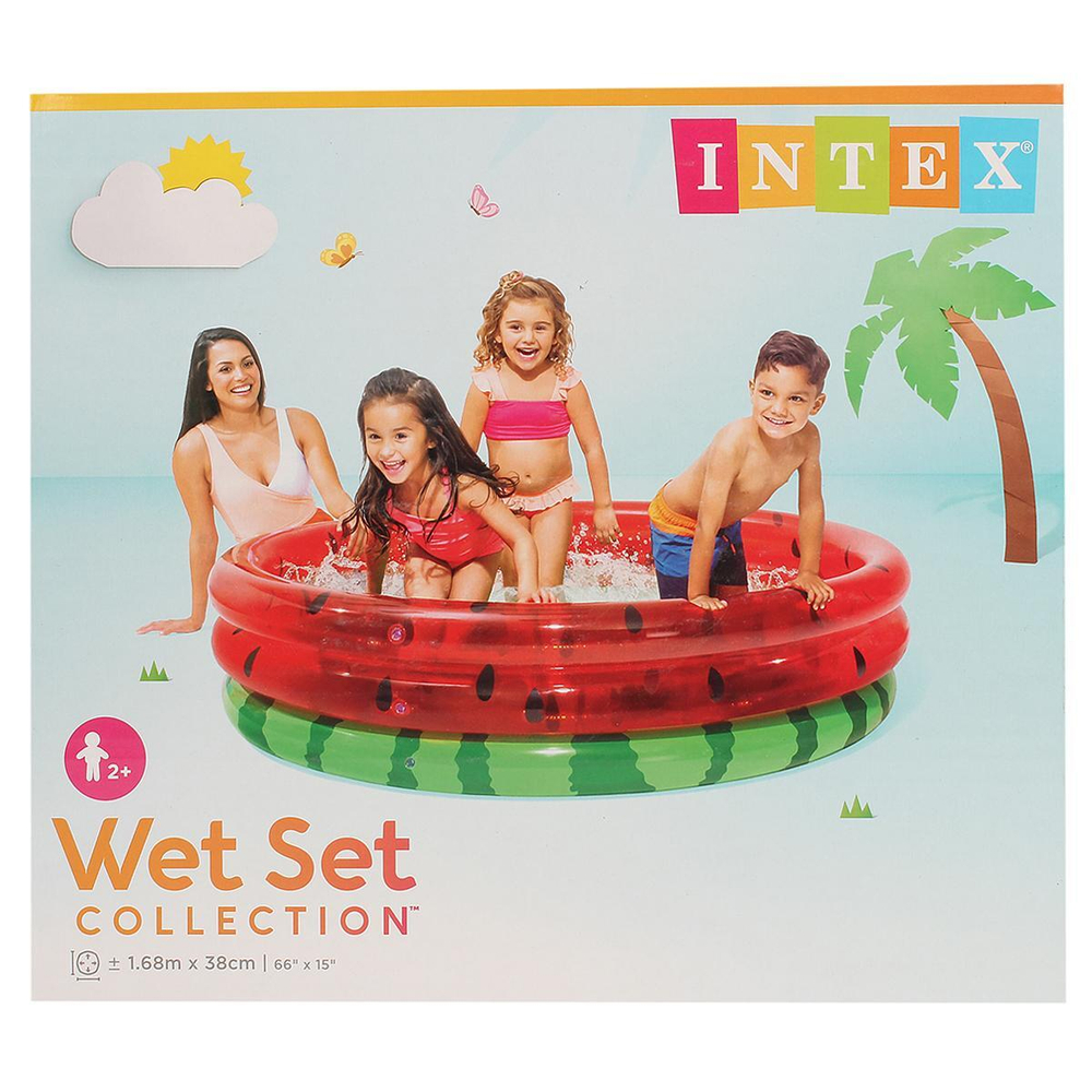 Бассейн надувной Арбуз 168*38см (Intex)
