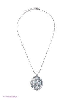 "Пейсли" подвеска в серебряном покрытии из коллекции "Ист бум" от Jenavi с замком карабин