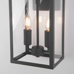 Уличный настенный светильник Elektrostandard Candle D (35150/D) темно-серый