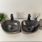 Раковина из речного камня ПАРА! RS-65347 42*33*15 0865