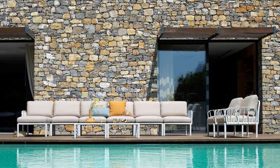 Уличный модульный диван Komodo 2, серый