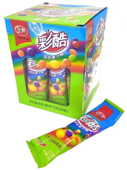 Жевательные конфеты драже Фруктовая Радуга 13 г * 24 шт