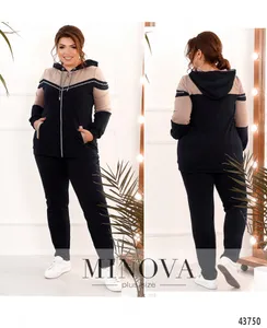 Костюм 8-280-синий-пудра Minova