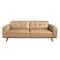 Трехместный диван Angel Cerda 5606-3P, бежевая кожа