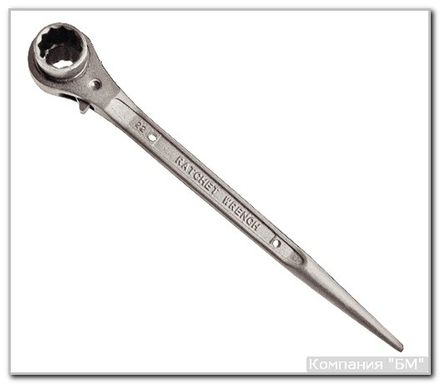 Ключ коликовый 19х21 с трещ. и перекл. БМ