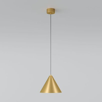 Светильник подвесной светодиодный Conus 16W 4000K золотой 50316 LED