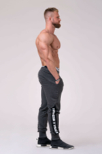 Спортивные брюки Joggers with lampas 185 Серые