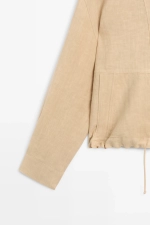 Бомбер из 100% льна - MASSIMO DUTTI