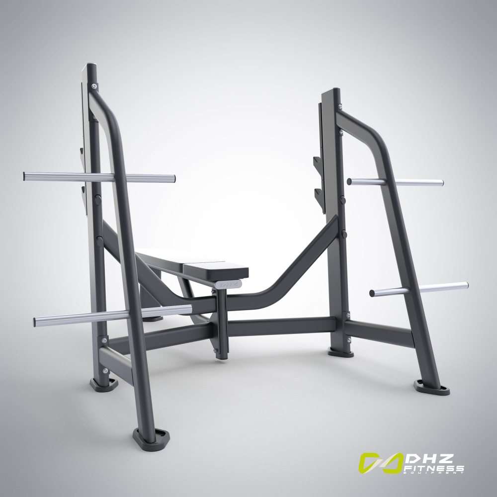 E7043 Скамья-стойка для жима штанги лежа