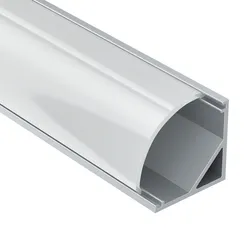 Алюминиевый профиль  накладной угловой  16x16 (Серебро, 2 м), ALM008S-2M Led Strip alm008s-2m