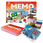 Мемо "Флаги и страны» 52 карточки (Р.с.)