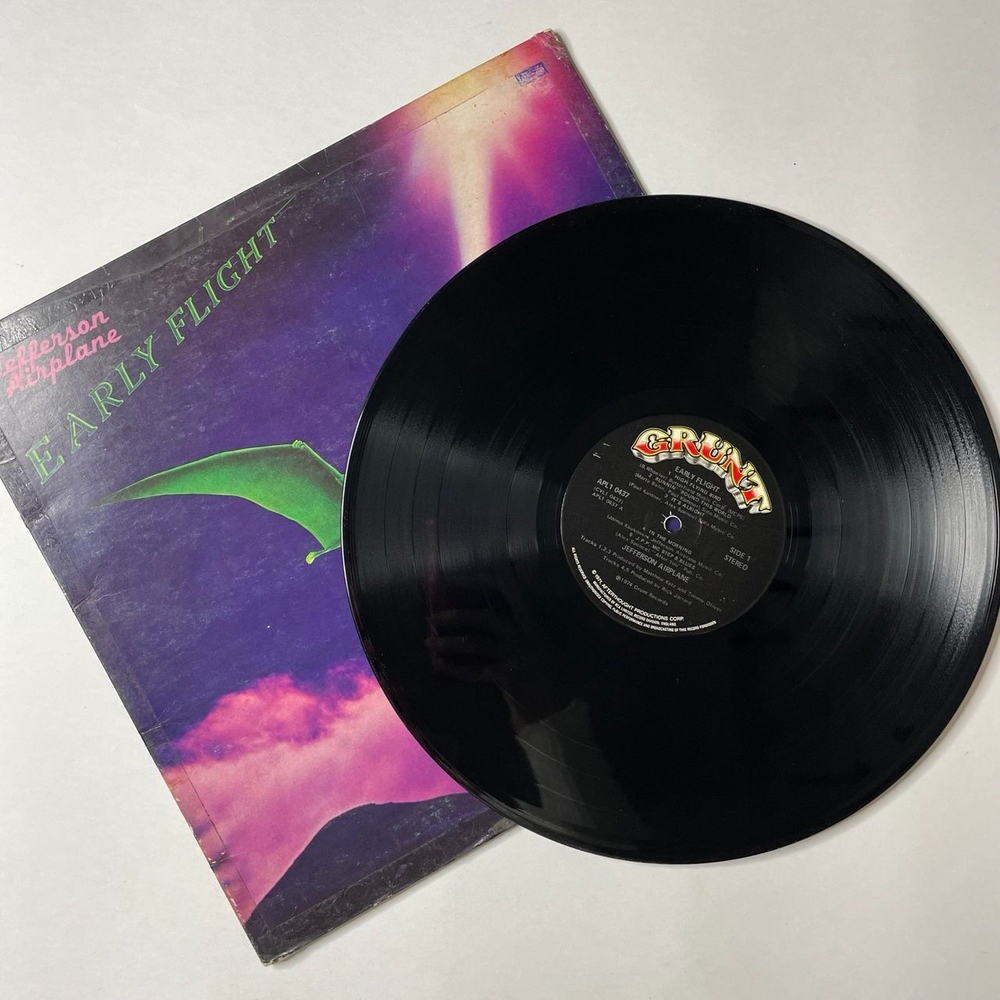 Винтажная виниловая пластинка LP Jefferson Airplane Early Flight (UK 1974)