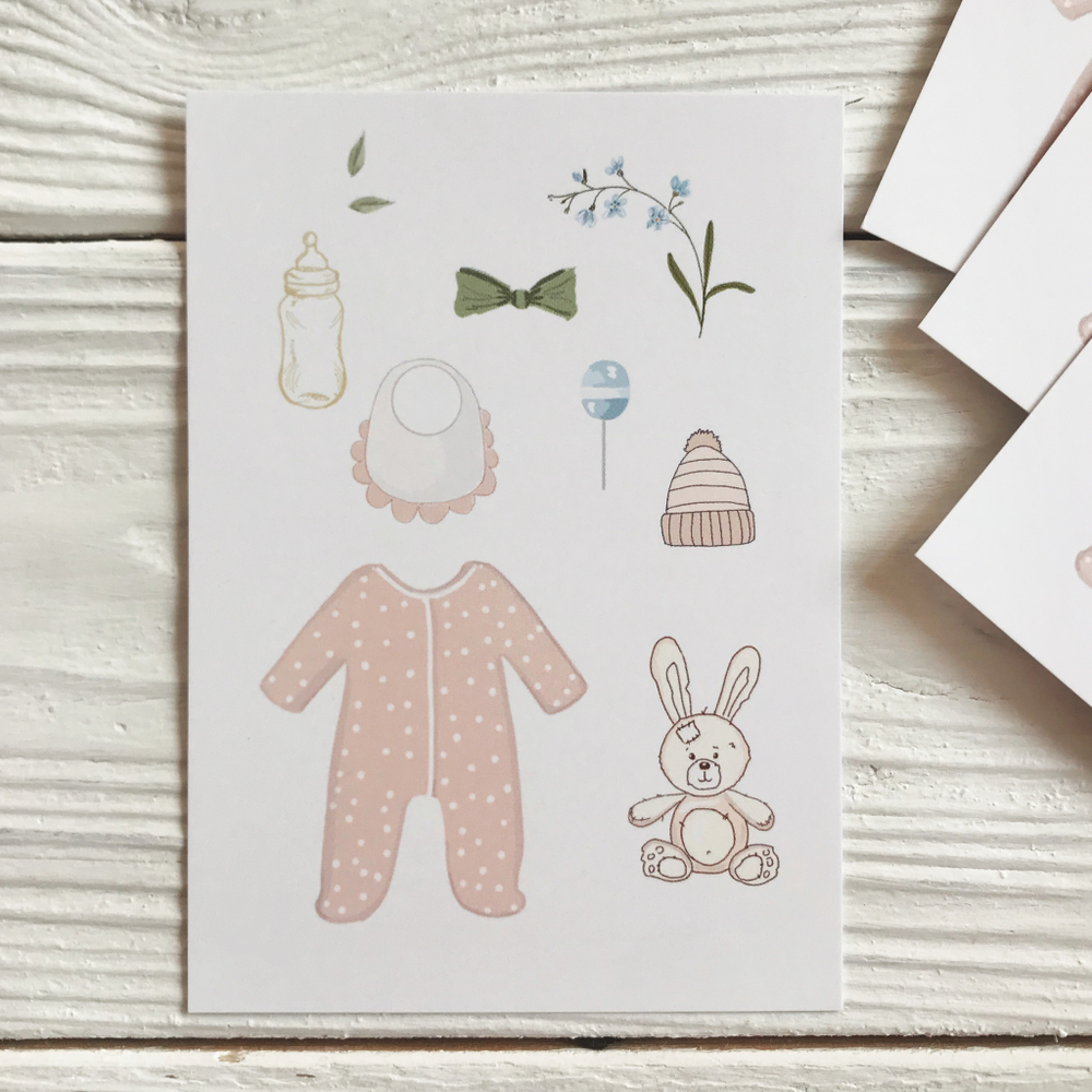 Открытка для девочки