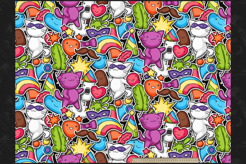 Maskarad детская мебельная ткань велюр с принтом, ширина 1,4 м.