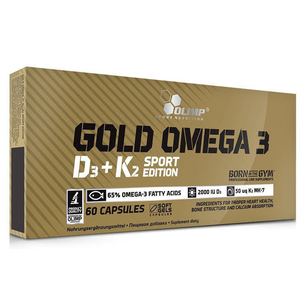 Olimp Gold Omega 3 D3+K2 Sport Edition (60 капс.)