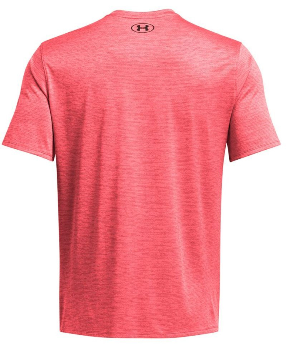 Мужская теннисная футболка Under Armour UA Tech Vent Short Selve - красное солнцестояние/черный