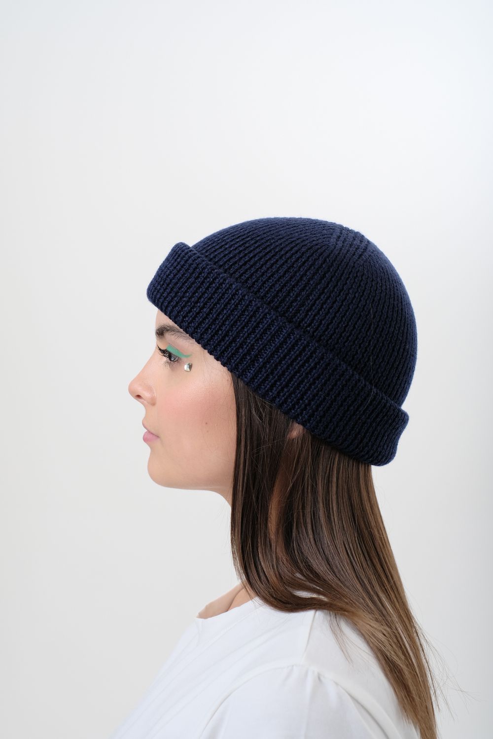 Шапка Modern Short Beanie Синяя