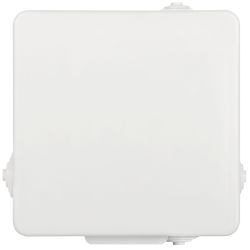 Распаячная коробка ЭРА KOR-100-100-50-8g открытой установки серая 100х100х50мм с гермовводами 8 вх. IP54