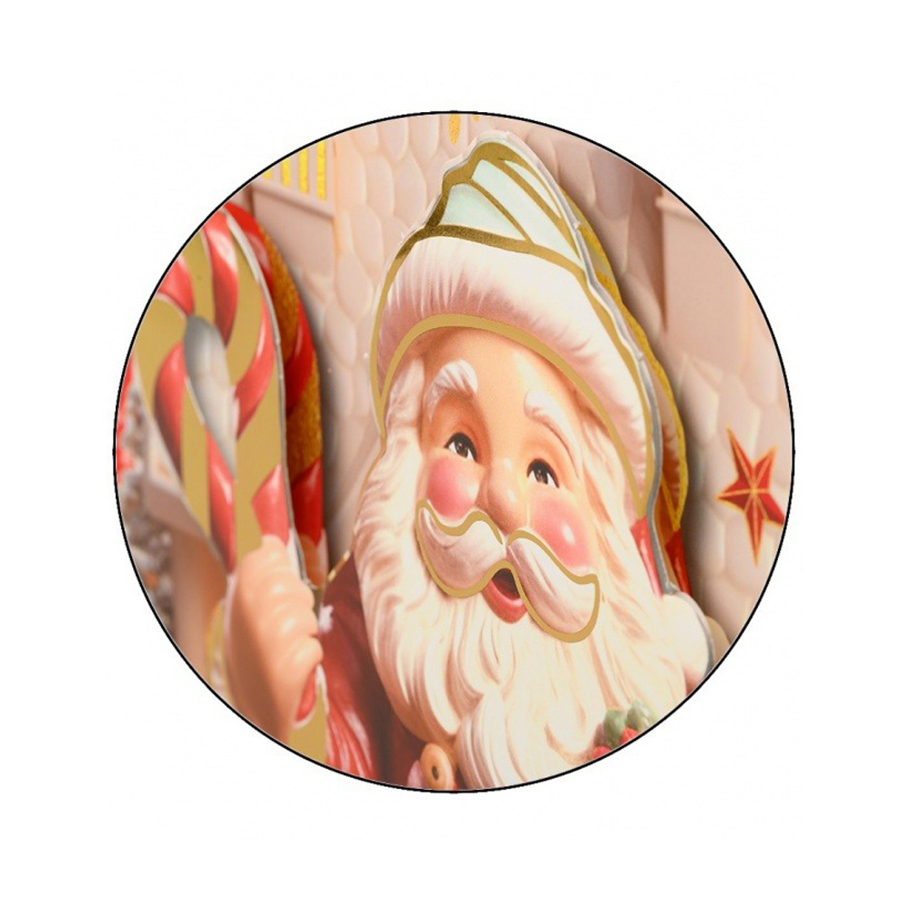 Подарочный пакет Basir, серия "Новый год", объемный рисунок, 30*40*12 см, ассорти