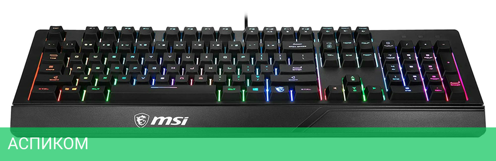 Клавиатура MSI Vigor GK20 RU Black
