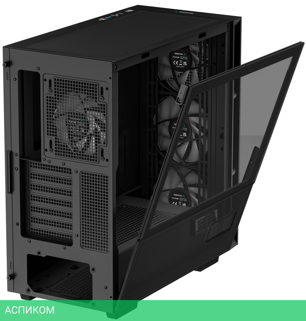 Корпус DeepCool CH560 Digital ATX без БП черный (R-CH560-BKAPE4D-G-1)