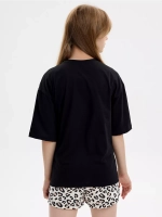 Летняя пижама с шортами и футболкой для подростка