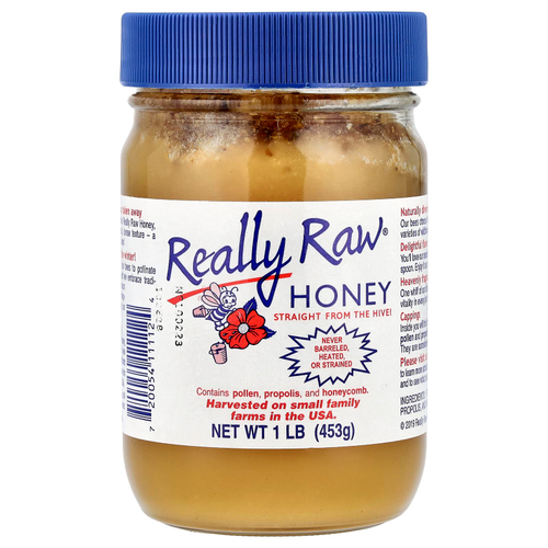 Really Raw Honey, Мед, 453 г (1 фунт)